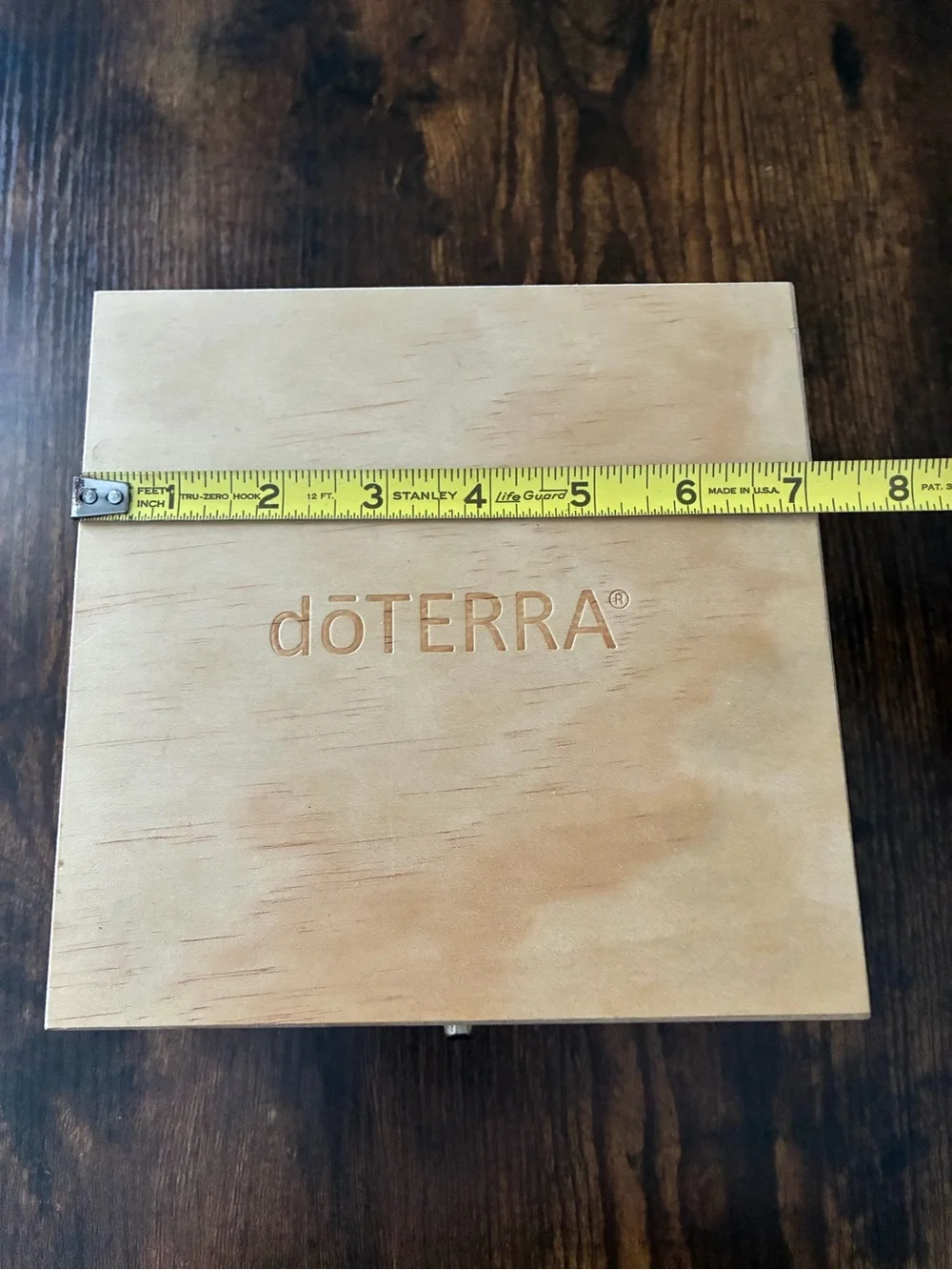 dōTERRA Wooden Storage Box in Light Natural Finish